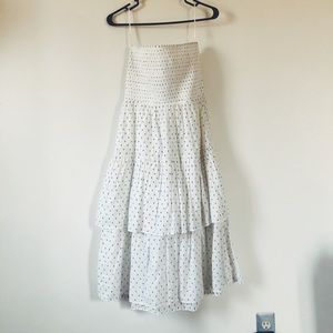 Strapless H&M ruffle dress